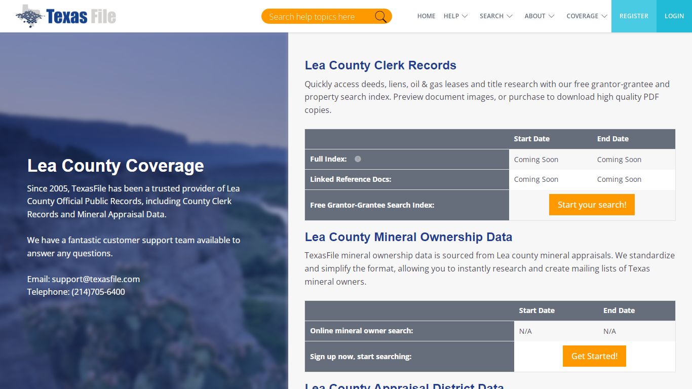 Lea County Clerk Official Public Records | TexasFile